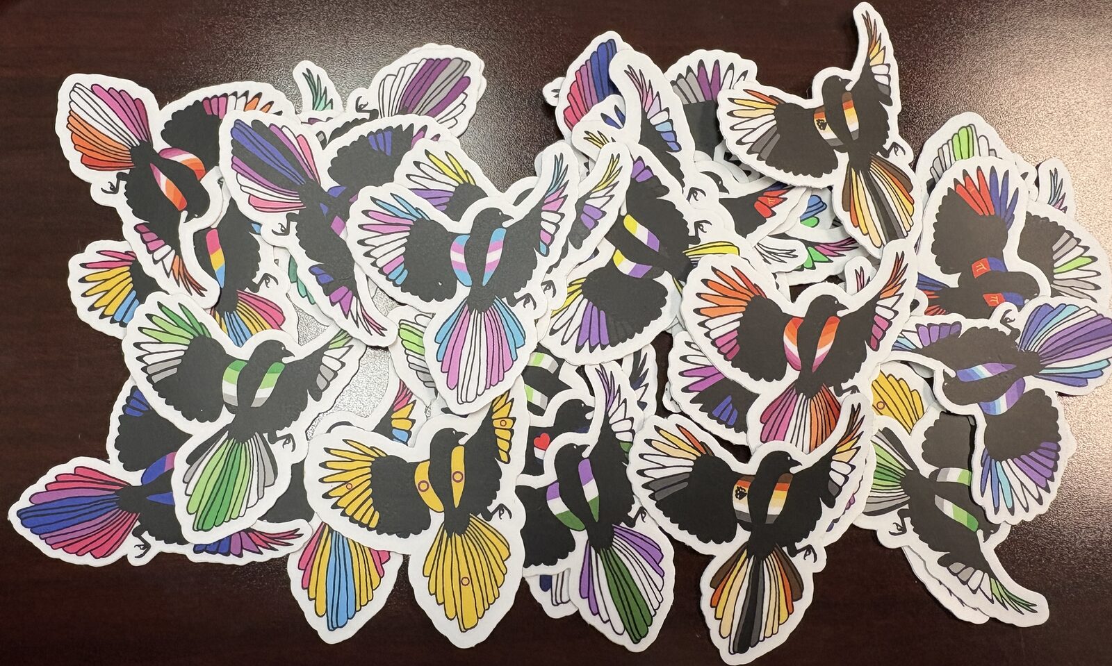 Prideful Magpie™ collection in 2" vinyl stickers